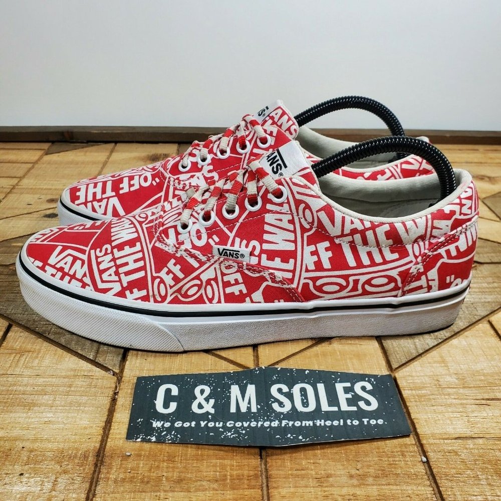 Vans  Doheny Racing Red White Off The Wall - Picture 2 of 9